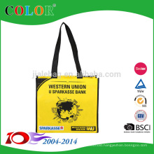 2017 Bopp lamiantion full color printed pp non woven shopping bag